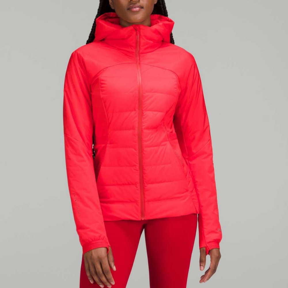 Lululemon • Down for It All Jacket
Carnation Red